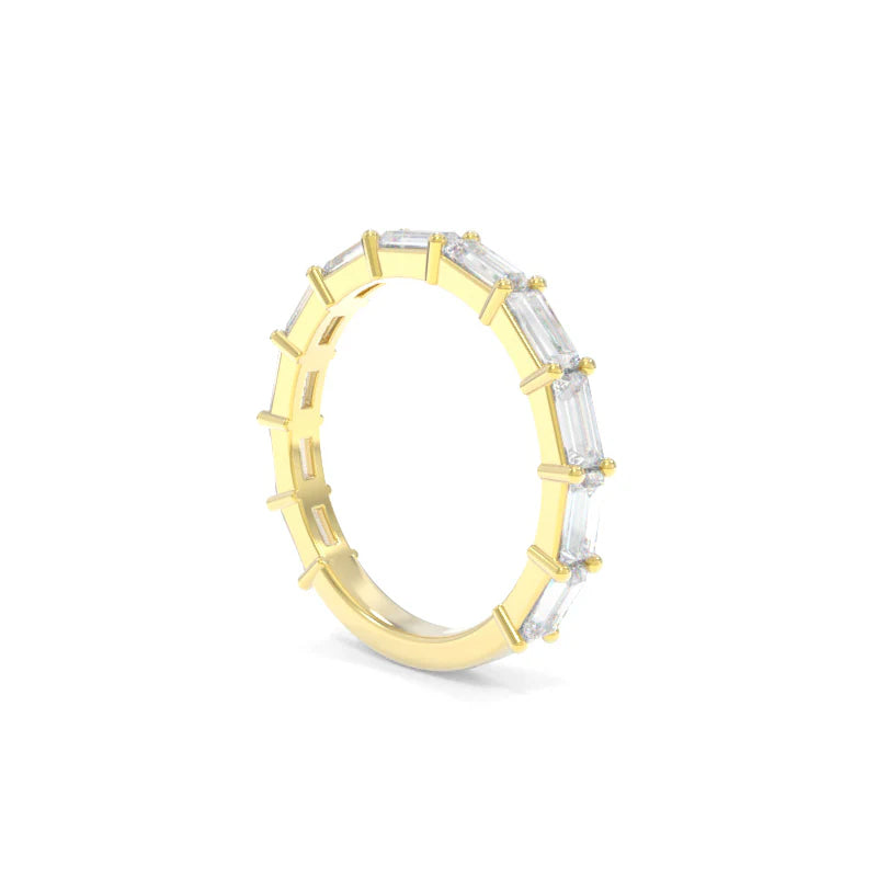 Grace 3/4 Band Lab Grown Diamonds - 18K Yellow Gold