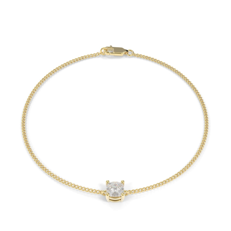 14K Gold Lab Created Diamond Bracelets for Girls - China Lab Grown