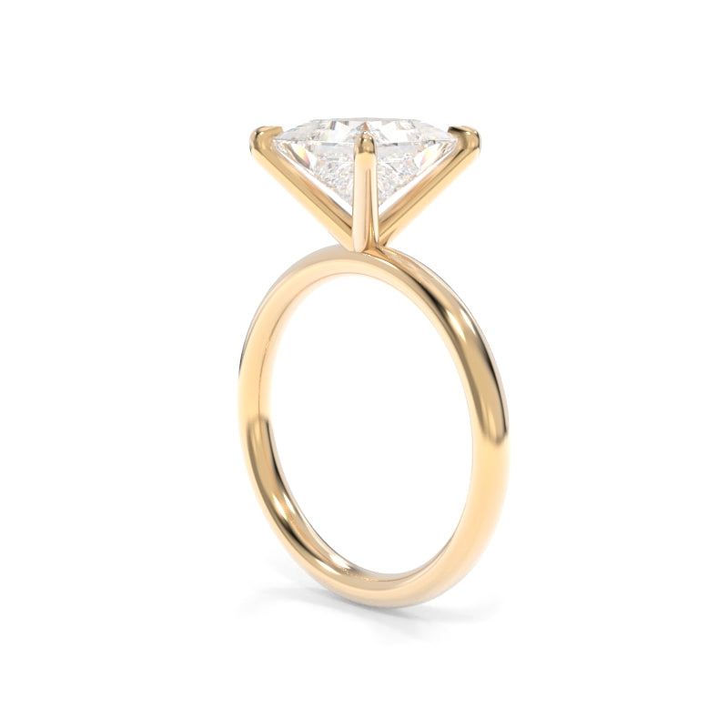 Tara Solitaire -2.71 F VVS2 Princess Lab Grown Diamond