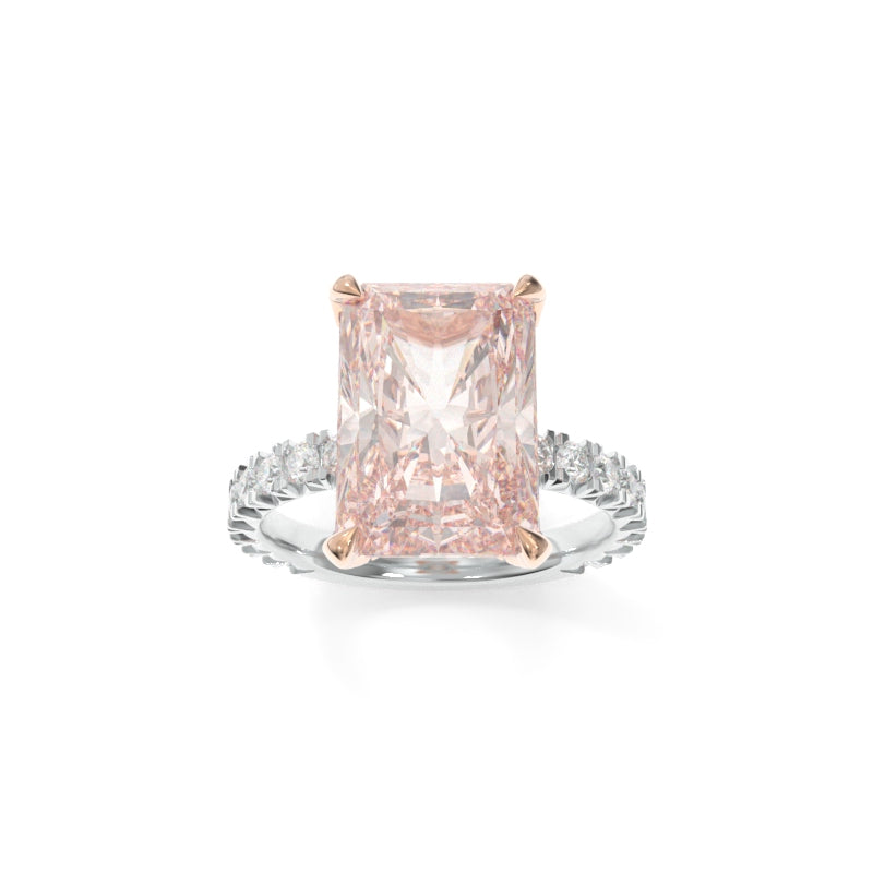 Selena Ring (JL's Version) - 5.08ct Fancy Light Pink Radiant