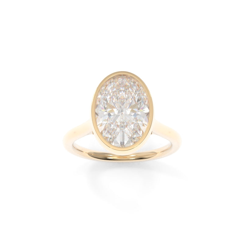 Eleanor Solitaire - 2.70ct E VS2 Oval Lab Grown Diamond