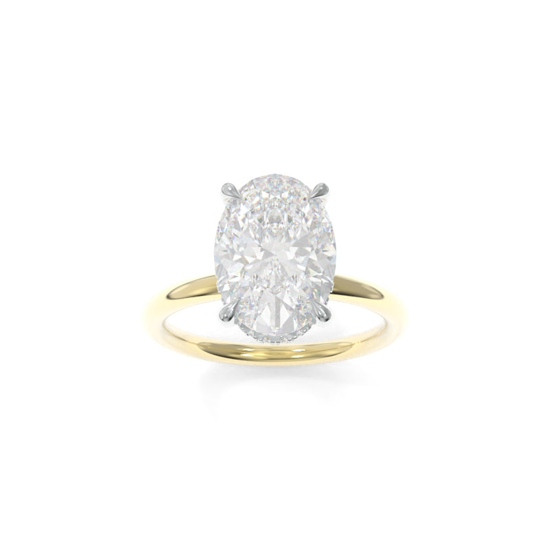 Taylor Modified Solitaire - 2.72ct D VS2 Oval Lab Grown Diamond