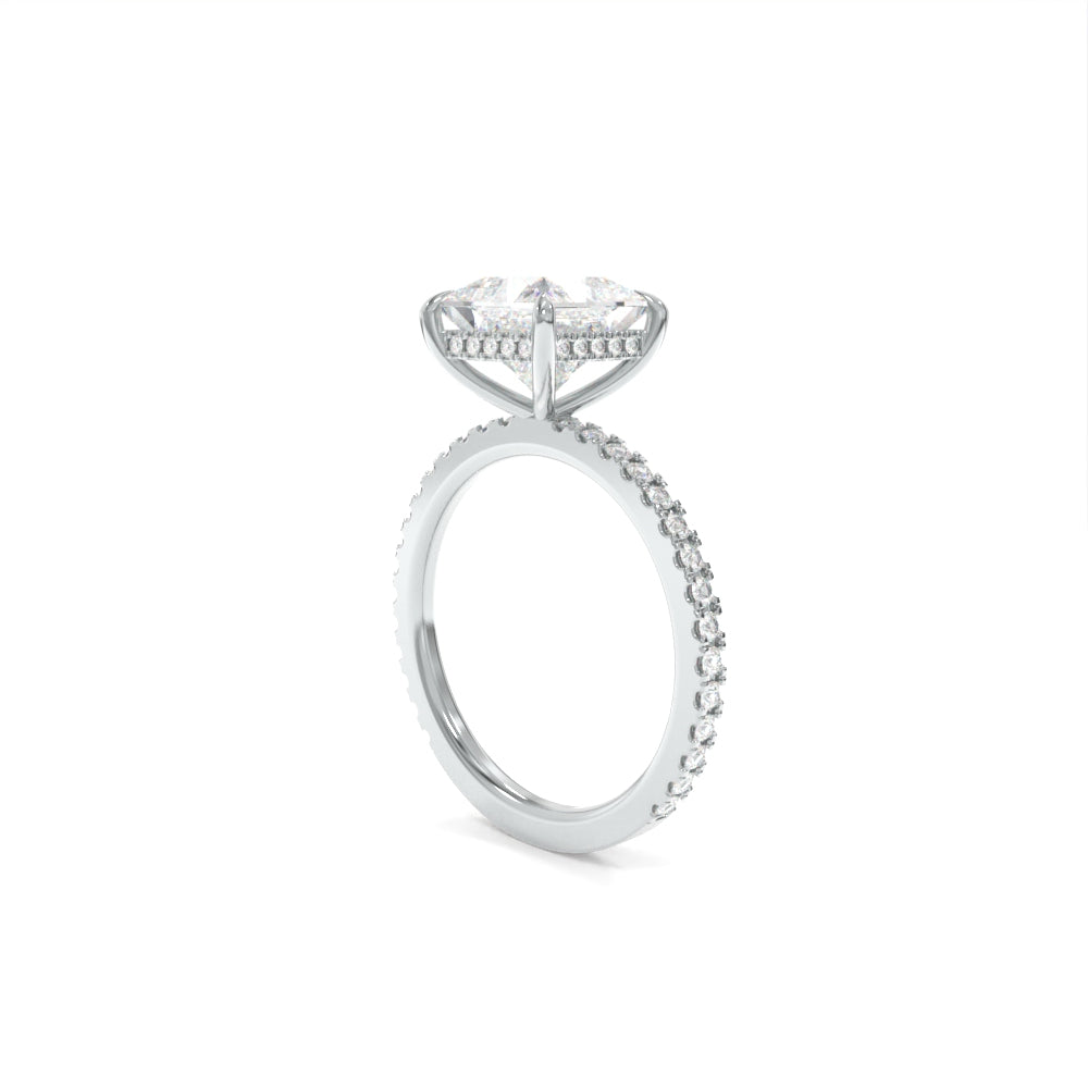 Taylor Ring - 6.5mm Princess TTG Moissanite