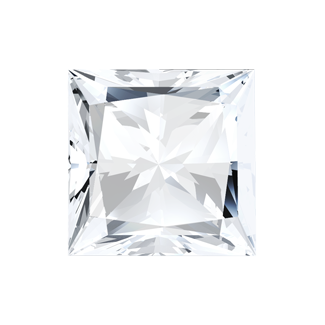 7mm x 7mm Princess Moissanite (MSPR7x7)