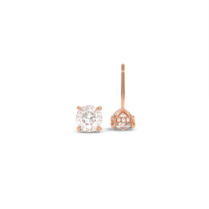 The Classic Stud Earrings - Lab-Grown Diamond – Taylor Custom Rings