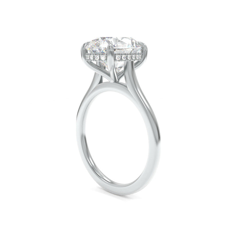 Elle Solitaire Lab Diamond Engagement Ring