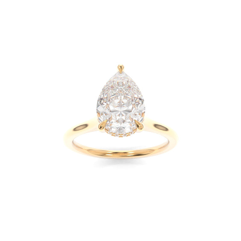 Elle Solitaire Lab Diamond Engagement Ring