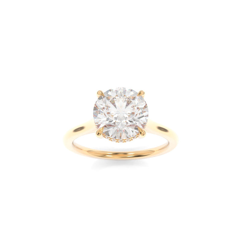 Elle Solitaire Lab Diamond Engagement Ring